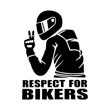 Respect for Bikers Aufkleber